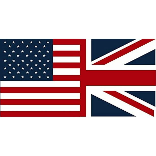 US Stars & Stripes UK Union Jack Flag 8 in Car stickers